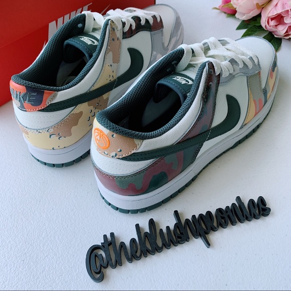Nike Dunk Low Sail Multi Camo NWT - Picture 5 of 10